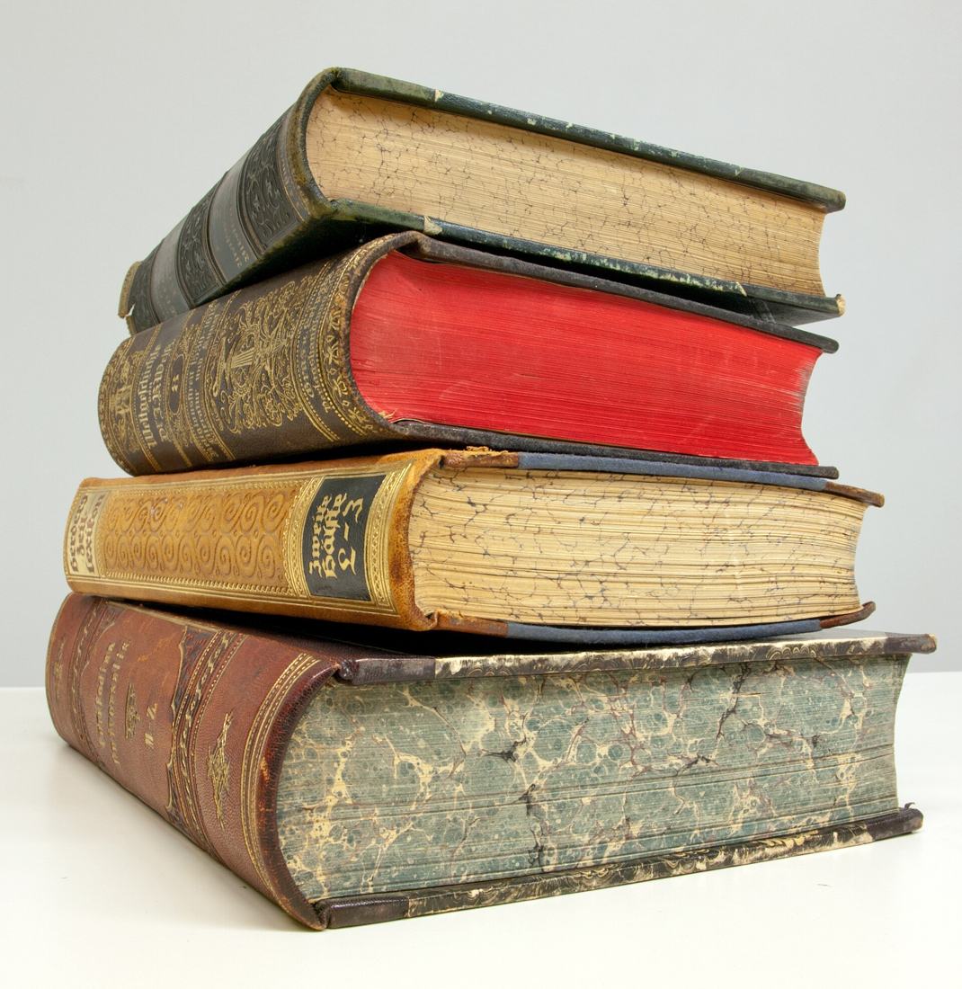 Stapel alter Bücher