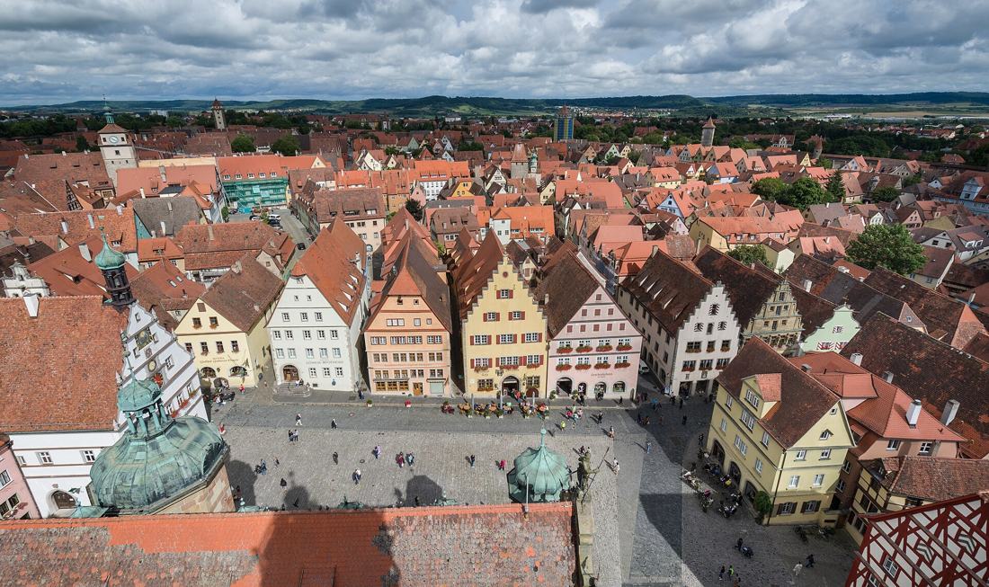 Blick über Rothenburg ob der Tauber