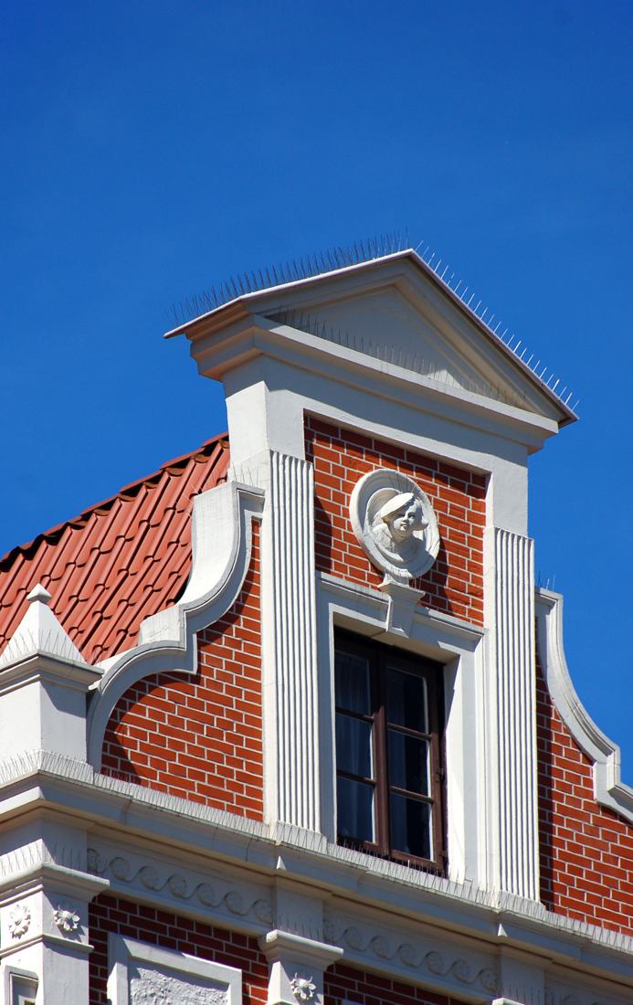 Giebel eines Hauses in Lüneburg