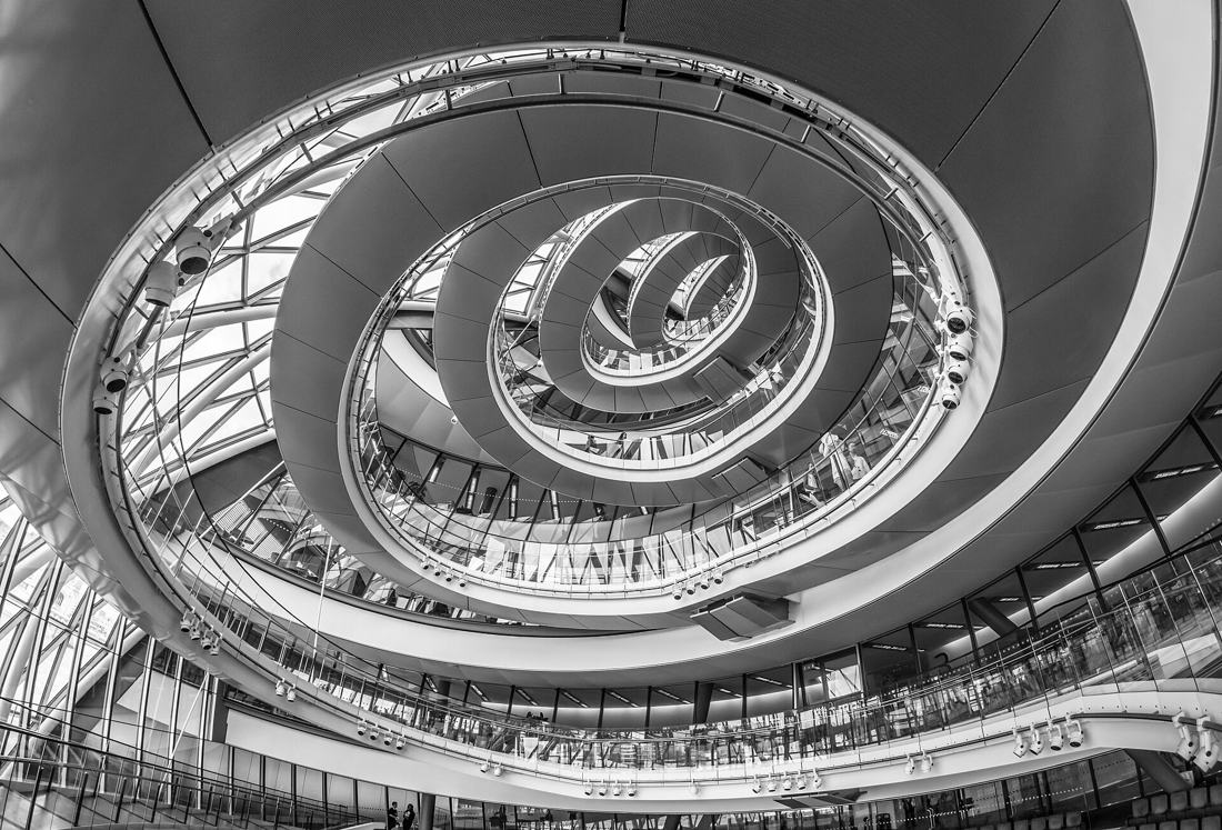 Wendeltreppe in einem Rathaus